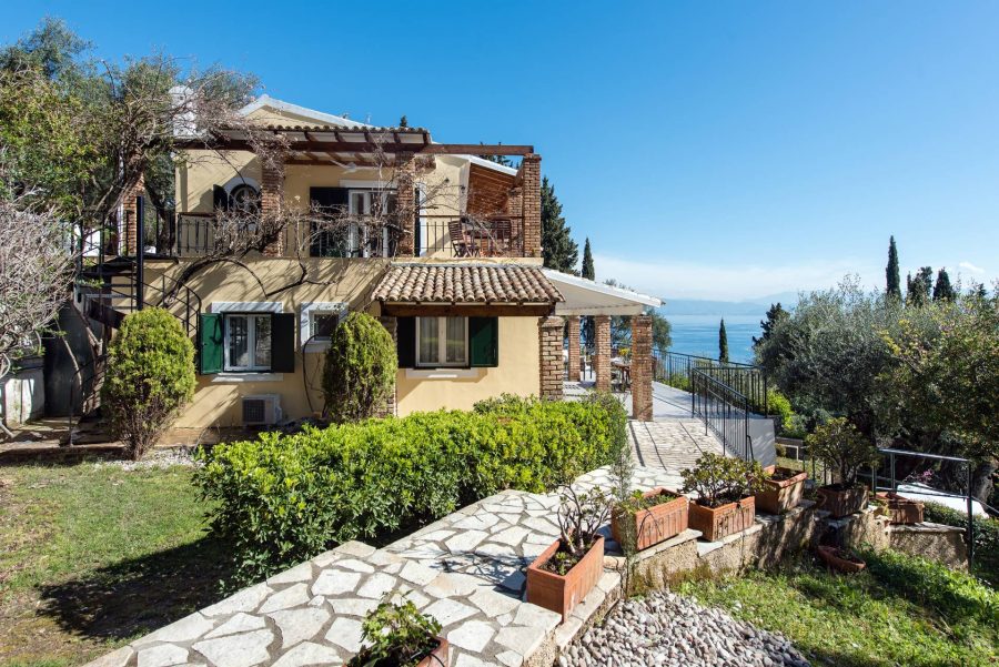 Lucky villas corfu exterior downstairs 08