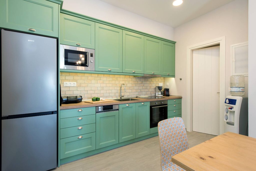Lucky villas corfu kitchen downstairs 03