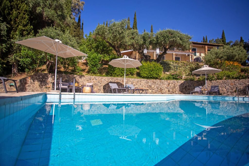 lucky corfu private villa benitses pool 003