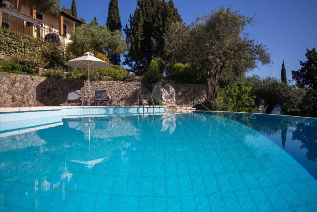 lucky corfu private villa benitses pool 03